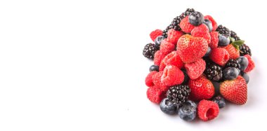 Çilek, böğürtlen, yaban mersini ve ahududu