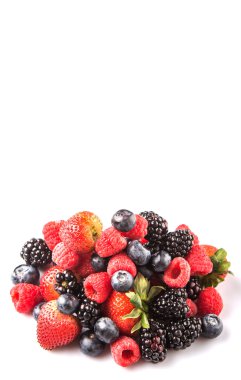 Çilek, böğürtlen, yaban mersini ve ahududu