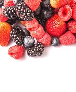 Çilek, böğürtlen, yaban mersini ve ahududu