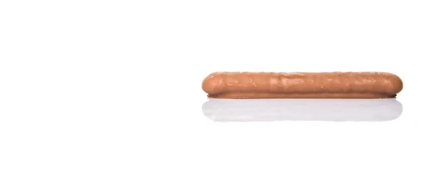Choklad bestruket Finger kex — Stockfoto