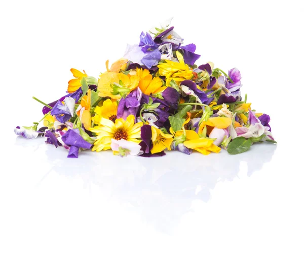 Mix Edible Flower Salad — Stock Photo, Image