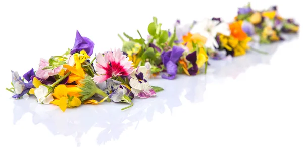 Mix Edible Flower Salad — Stock Photo, Image