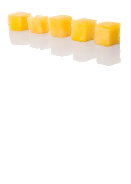 Bite Size Yellow Watermelon Fruit — Stock Photo, Image