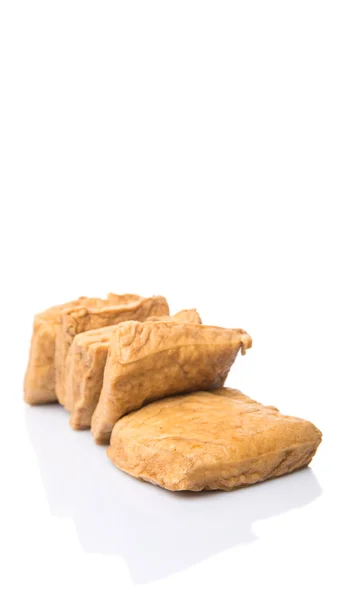 Tofu frito caseiro — Fotografia de Stock