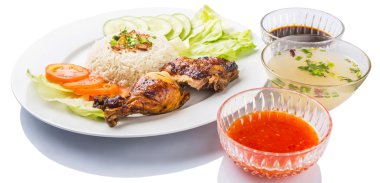 Nasi Ayam veya tavuklu pilav