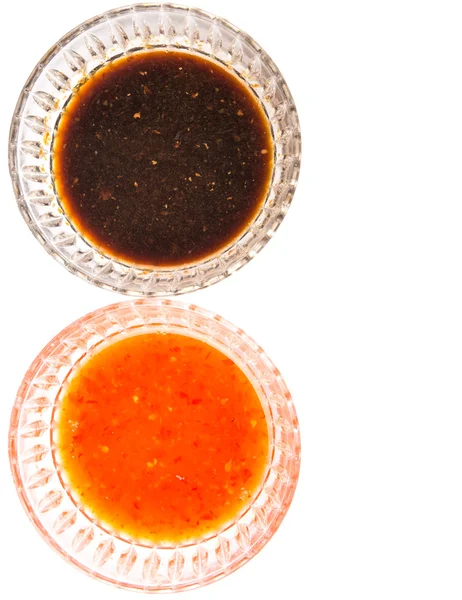 Homemade Soy Sauce And Chili Sauce — Stock Photo, Image