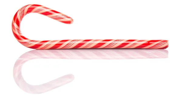 Kerstmis rode en witte Candy Cane — Stockfoto