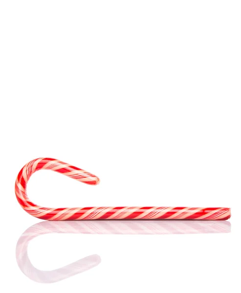 Weihnachten rote und weiße Zuckerstange — Stockfoto