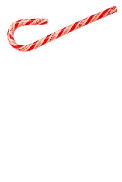 Christmas Red and White Candy Cane — стоковое фото