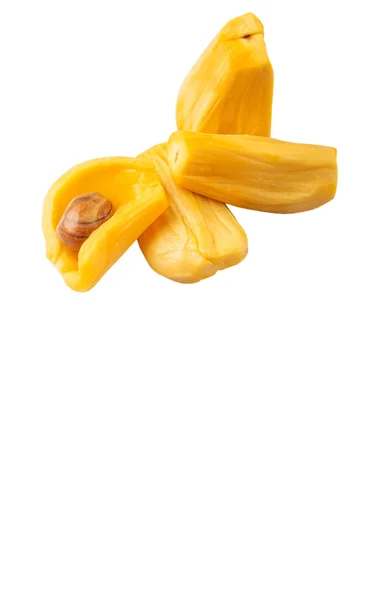 Exotiska Jackfrukter Över Vit Bakgrund — Stockfoto