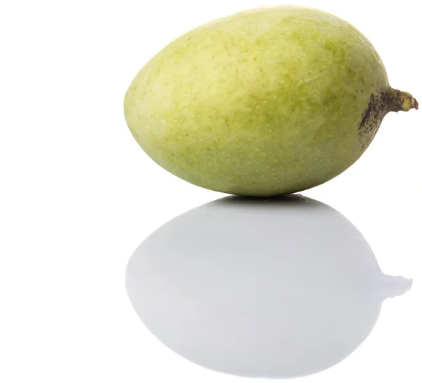 Mango Verde Sobre Fondo Blanco —  Fotos de Stock