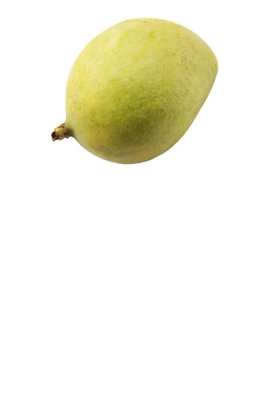 Green Mango White Background — Stock Photo, Image