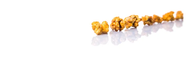 Karmel popcorn — Zdjęcie stockowe