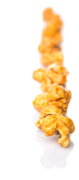 Карамель попкорн — стокове фото