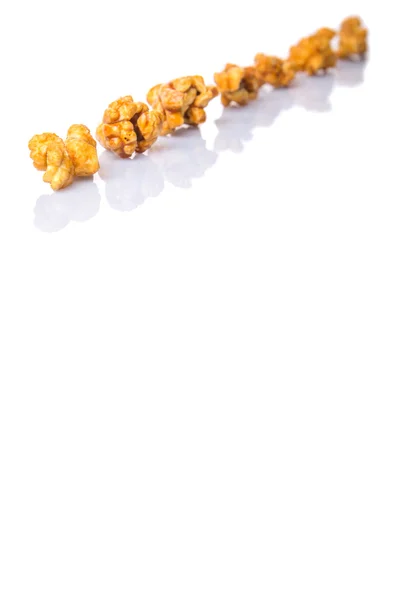 Карамель попкорн — стокове фото