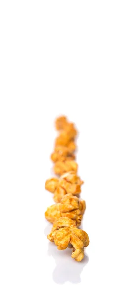 Karamell-Popcorn — Stockfoto