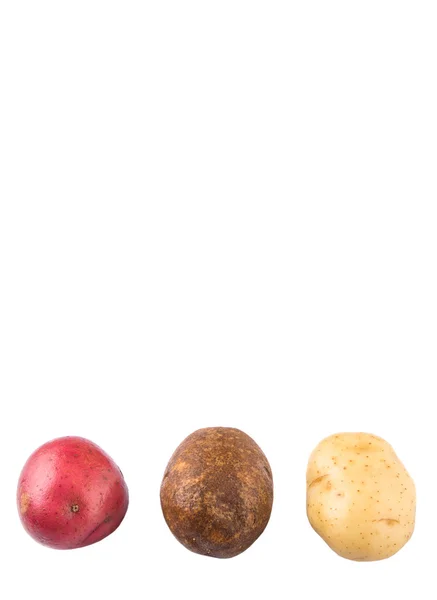 Rosso, marrone, giallo Patate — Foto Stock