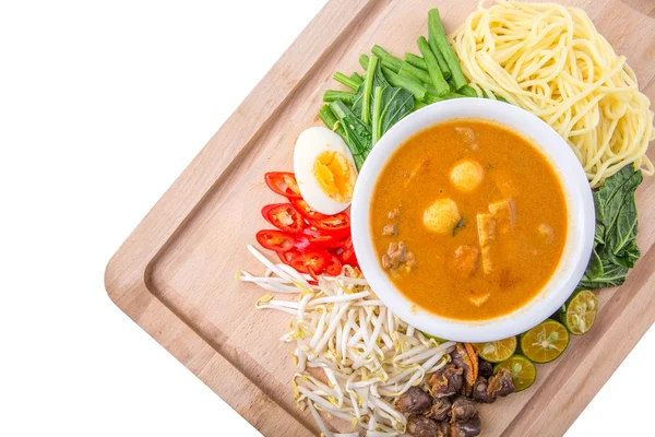 Fideos de curry malayo Ingredientes — Foto de Stock