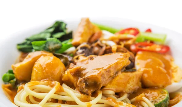 Fideos de curry malasios — Foto de Stock