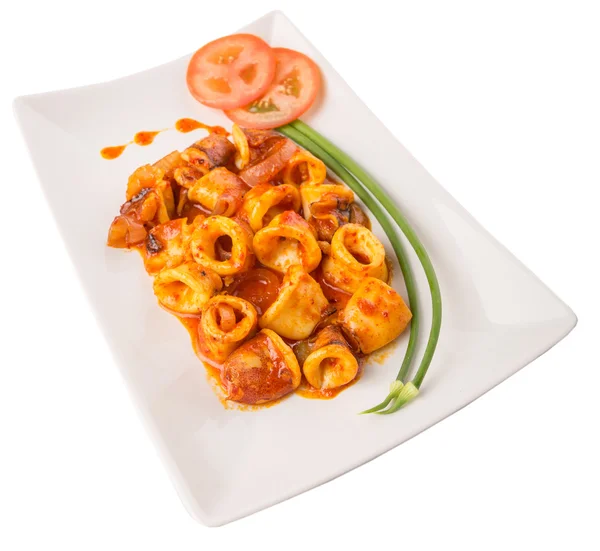 Malaysian Sambal Sotong — Stock Photo, Image