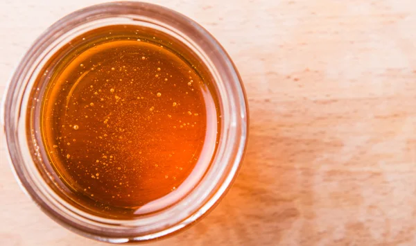 Miel en tarro Mason — Foto de Stock
