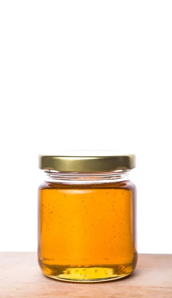 Honey In Mason Jar — Stock Photo, Image