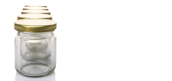 Lege Mason Jar — Stockfoto