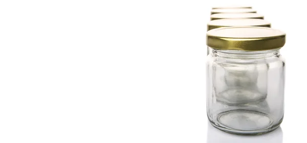 Lege Mason Jar — Stockfoto