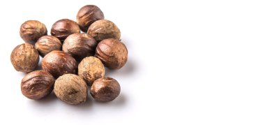 Beyaz üzerine Hindistan cevizi