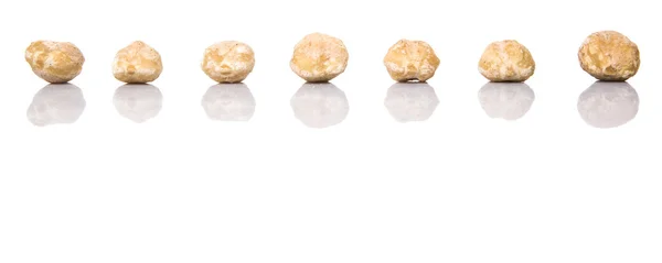 Candlenuts White Background — Stock Photo, Image