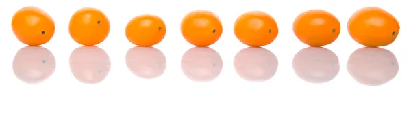 Tomates de uva laranja amarela — Fotografia de Stock