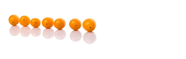 Žlutá oranžová hroznové rajčata — Stock fotografie