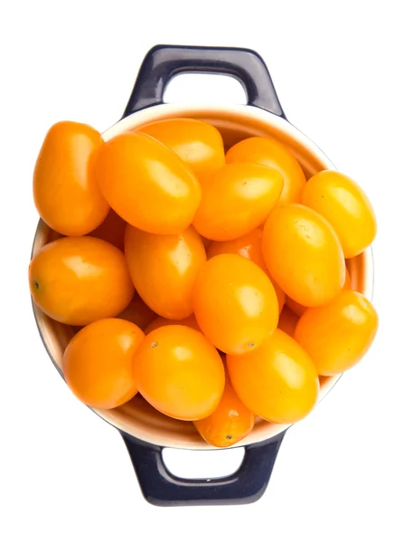 黄色オレンジ色のミニトマト — ストック写真