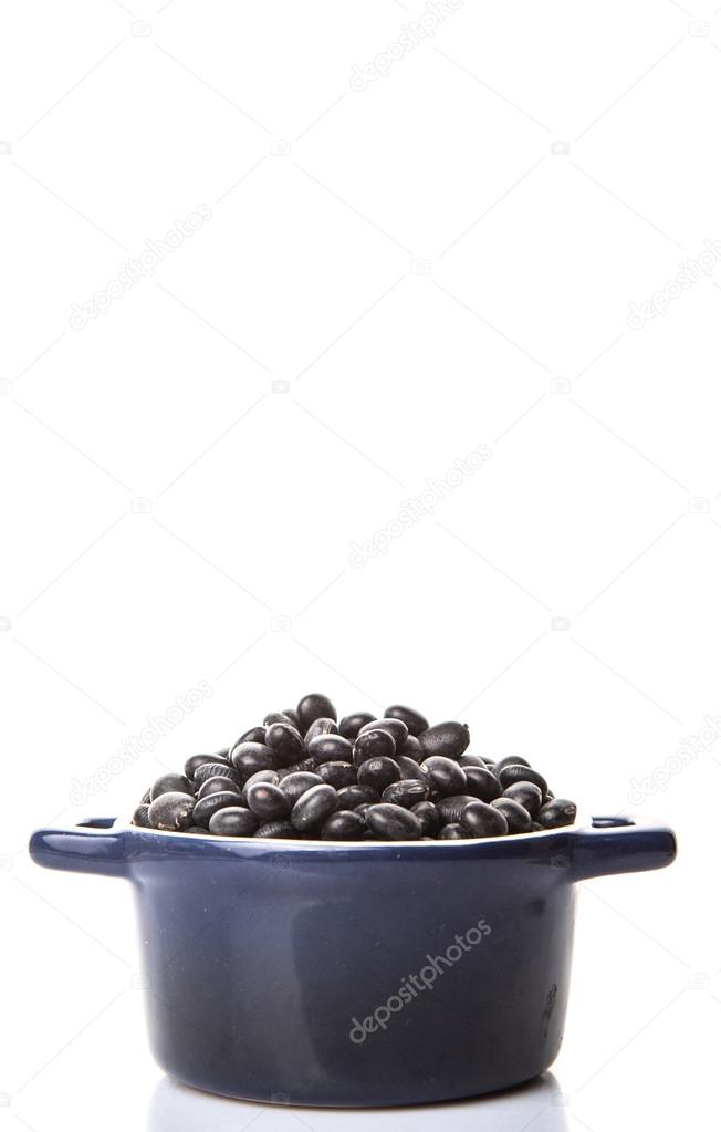 Black Bean In Blue Pot