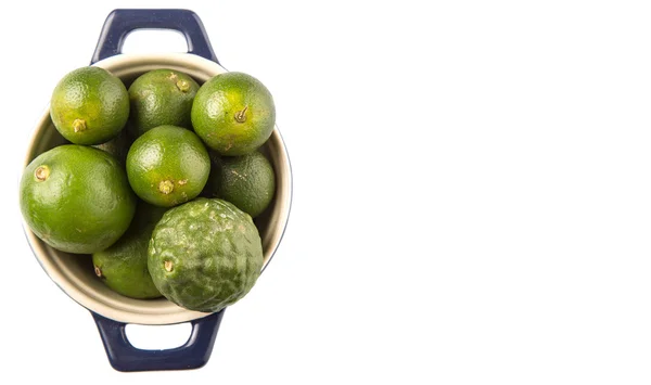 Lime, Makrut kalk och Calamansi — Stockfoto