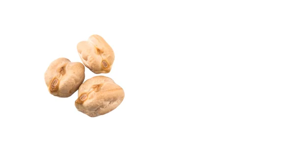 Raw Chickpeas White Background — Stock Photo, Image