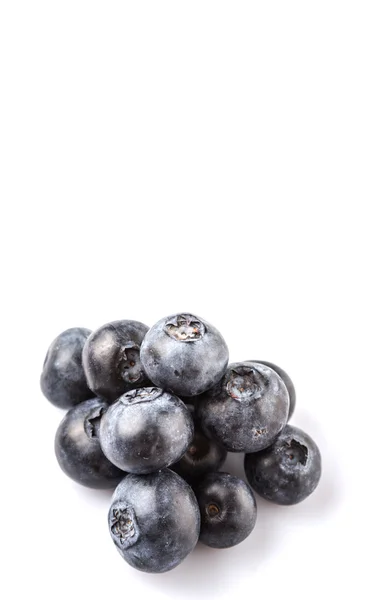 Frutas Mirtilo Sobre Fundo Branco — Fotografia de Stock