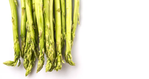 Verduras frescas de espárragos verdes — Foto de Stock