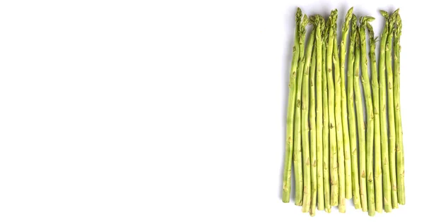 Verduras frescas de espárragos verdes — Foto de Stock