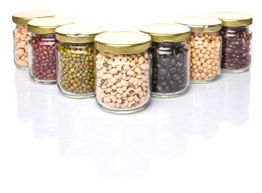 fasulye çeşitli mason kavanoz