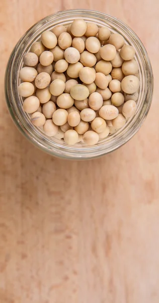 Soy Bean In Mason Jar — Stock Photo, Image