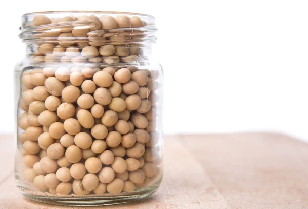 Soy Bean In Mason Jar — Stock Fotó