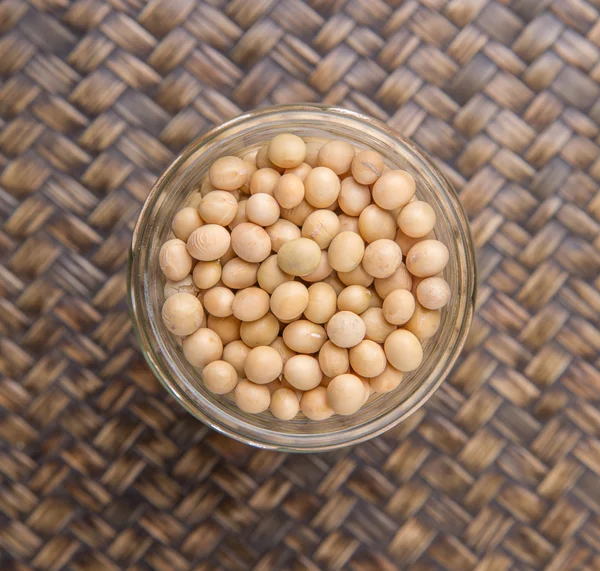 Soy Bean In Mason Jar — Stock Photo, Image