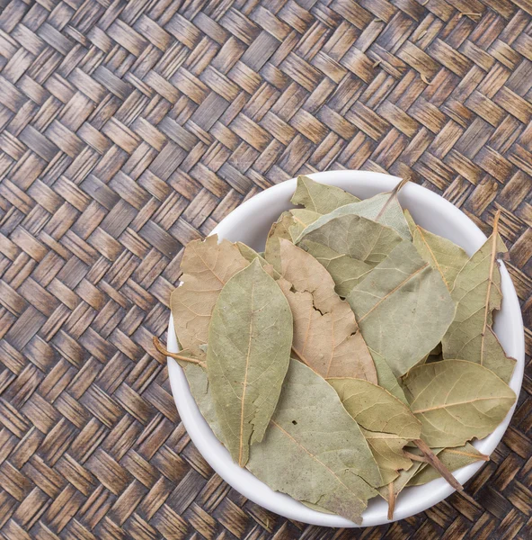 Dried Bay Leaves Herbs — Stock Photo, Image