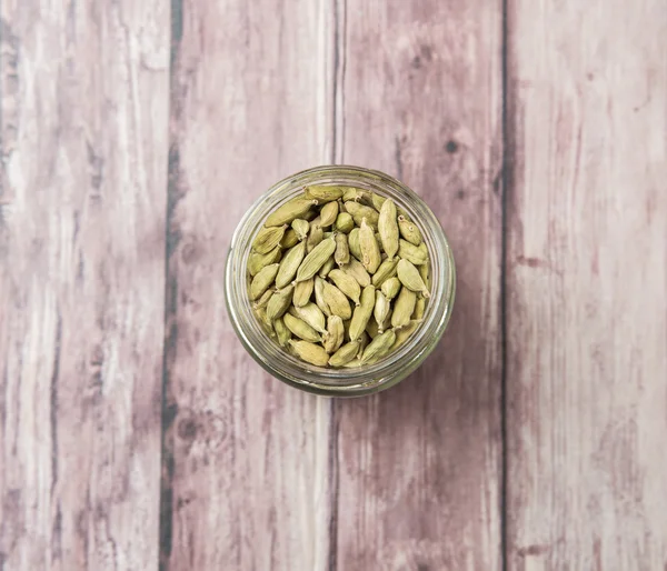 Cardamom Spice In Mason Jar — Stock Photo, Image