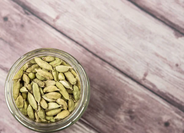 Cardamom Spice In Mason Jar — Stock Photo, Image