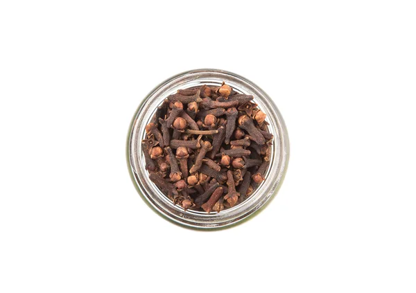 Clove Spice In Mason Jar — Stock Photo, Image