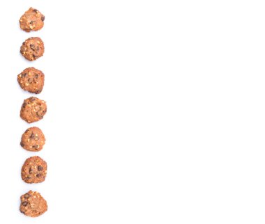 Ev yapımı çikolatalı kurabiyeler.