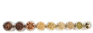 Herbs And Spices In Mason Jars