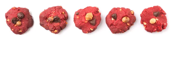 Homemade Red Velvet Cookie — Stock Photo, Image